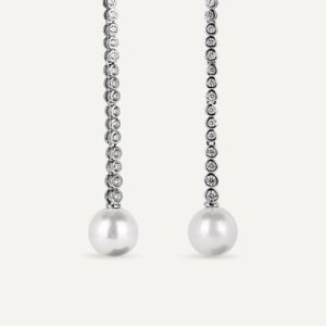 Pendientes  perla concha